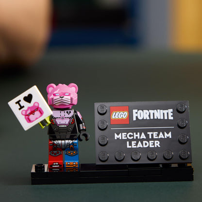LEGO Fortnite Mecha Set: collectible building kit for adults, gaming décor, includes minifigure, great for Fortnite fans.
