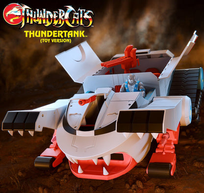 Super7 Thundercats Tank: 27-inch collectible with Panthro figure, retro design, limited edition toy.