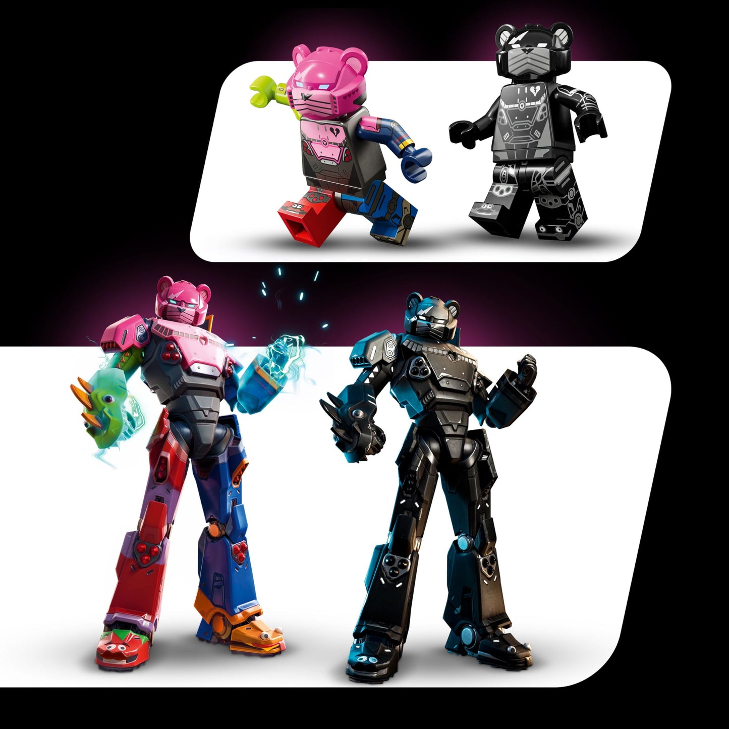 LEGO Fortnite Mecha Set: collectible building kit for adults, gaming décor, includes minifigure, great for Fortnite fans.