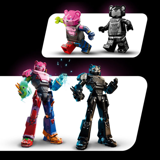 LEGO Fortnite Mecha Set: collectible building kit for adults, gaming décor, includes minifigure, great for Fortnite fans.
